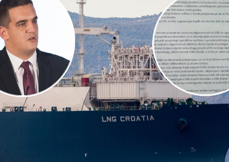 Direktor LNG-a Hrvatska necijepljeni dio posade nazvao nebitnima, a za zaraženog tražio otkaz. On sve negira i tvrdi da nitko nije otpušten
