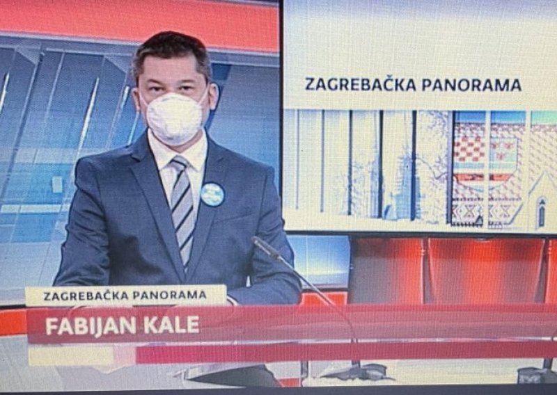 Necijepljeni voditelj na HRT-u emisiju morao voditi s maskom: 'Saznao sam u zadnji trenutak…'