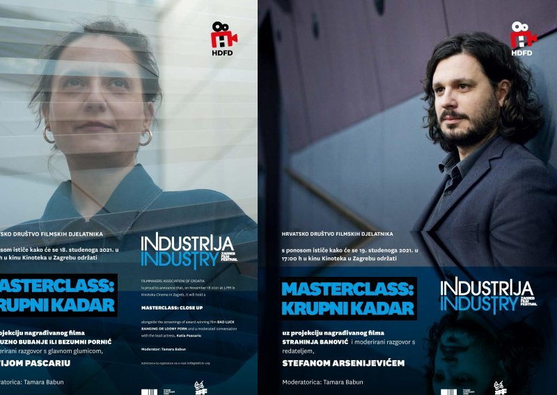 HDFD i Zagreb Film Festival najavljuju dva Masterclassa s gostima ovogodišnjeg festivala