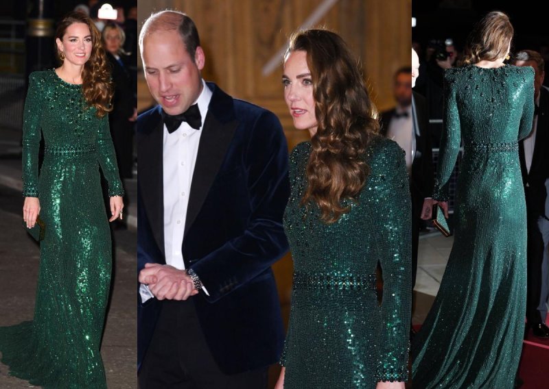 U samo nekoliko dana razmaka Kate Middleton se ponovno pojavila u Royal Albert Hallu u recikliranoj haljini