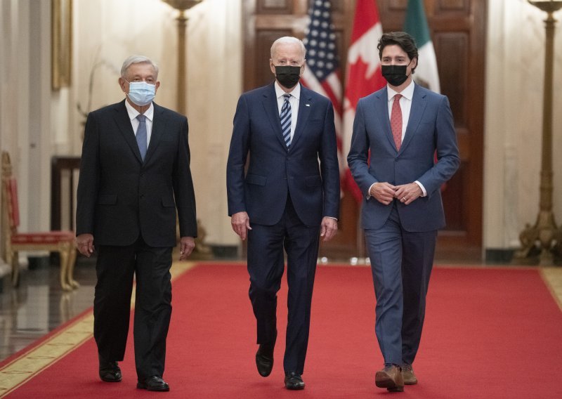 [FOTO] Biden pokušava oživjeti 'Tri amigosa', u Washingtonu ugostio čelnike Meksika i Kanade