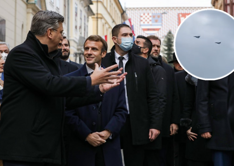 Plenković i Macron na Gornjem gradu gledali prelet Rafalea: Ovo nema nitko od juga Njemačke do Grčke