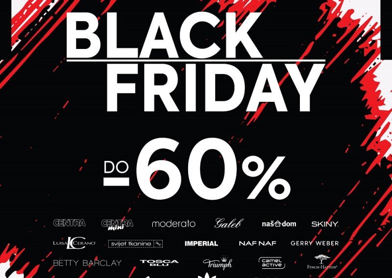 Najveća Black Friday akcija nudi vam popuste do visokih -60%!