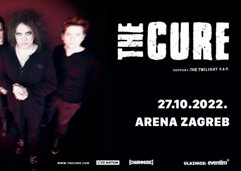 Giganti alternativne scene The Cure u jesen 2022. dolaze svirati u Hrvatsku