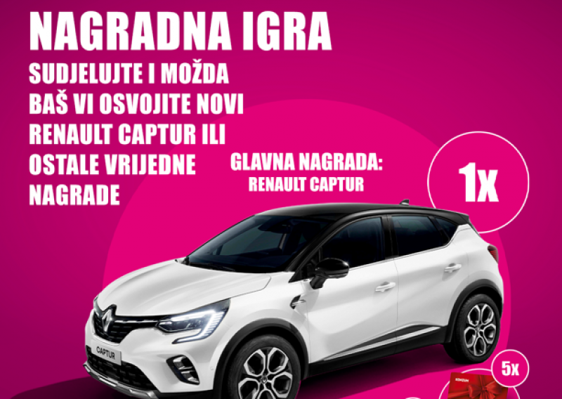 Zaigraj Barcaffè nagradnu igru – osvoji vrijedni Renault Captur automobil