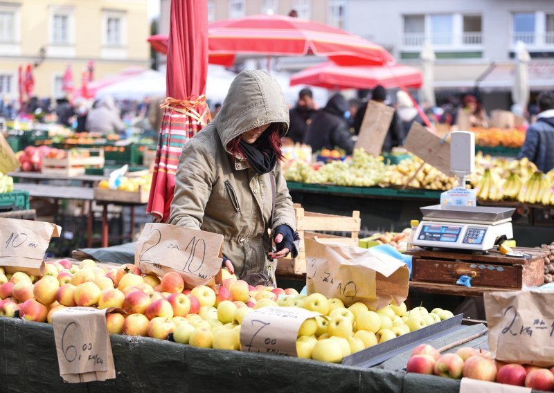 Godišnja inflacija u Hrvatskoj dosegnula 4,8 posto, najviše su otišle cijene hrane i pića
