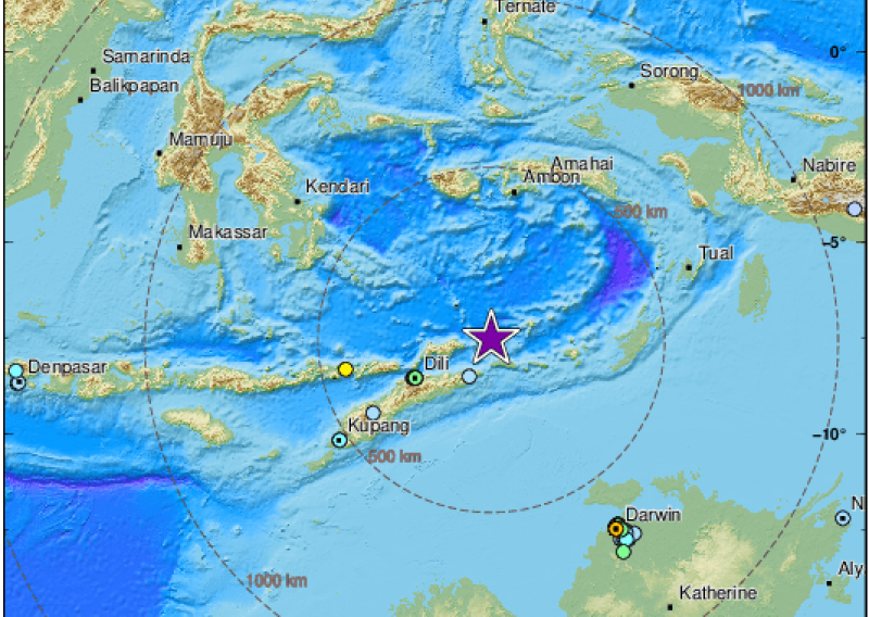 Snažan potres od 7,3 po Richteru zastresao Indoneziju