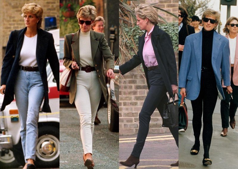 Vječna modna inspiracija: Ovako je kombinaciju traperica i blejzera 90-ih godina nosila princeza Diana
