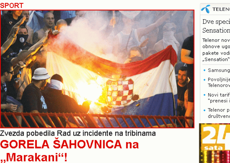 Na Marakani zapaljena hrvatska zastava