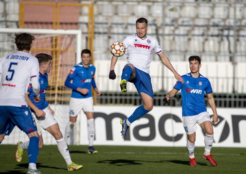 [FOTO] Dolček i Brkljača zabili za pobjedu Hajduka u prvoj pripremnoj utakmnici na Poljudu