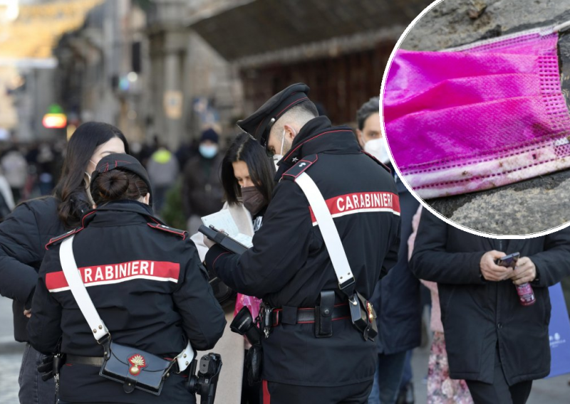 Pobuna u talijanskoj policiji: 'Ne želimo ružičaste FFP2 maske, ne slažu nam se s uniformom'