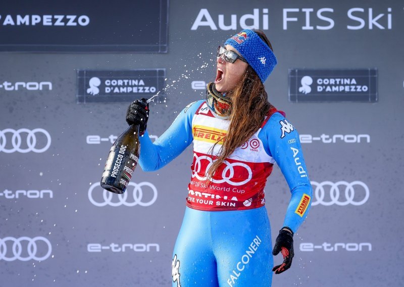 Sofia Goggia najbrža i u Cortini d'Ampezzo, a s ovom pobjedom vratila se u utrku za vrh u ukupnom poretku