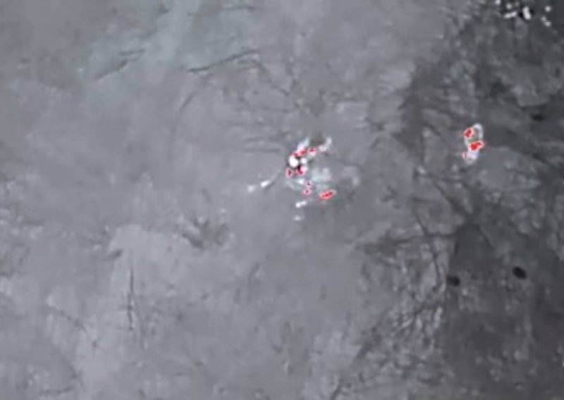 HGSS uz pomoć drona našao nestalu osobu, pogledajte snimku