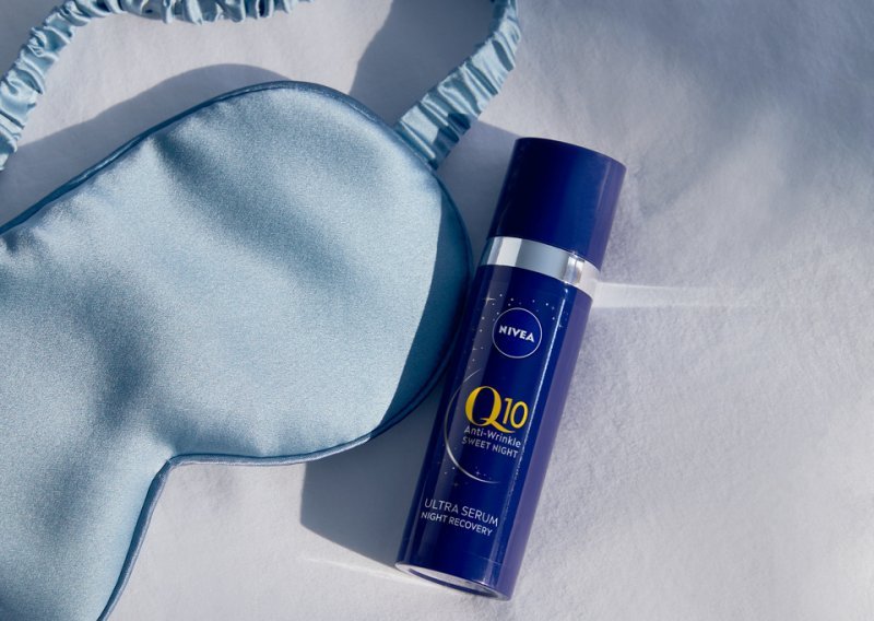 Za ugodan san i svjež izgled ujutro pobrinut će se NIVEA Q10 Power noćni serum protiv bora