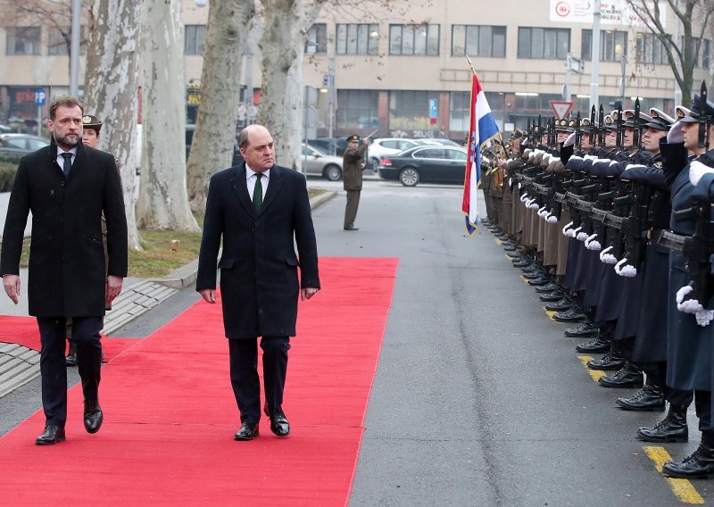 [FOTO/VIDEO] Britanski ministar obrane: Zagreb i London ujedinjeni u podršci Ukrajini