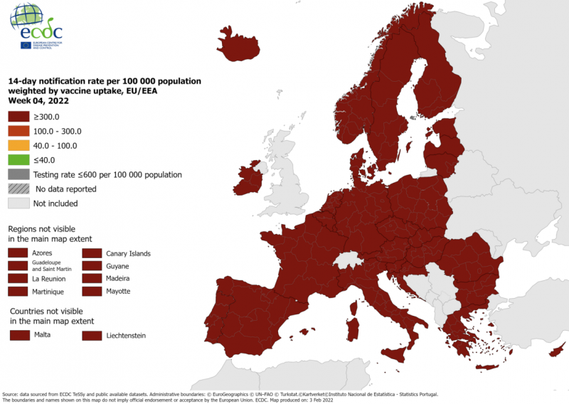 Korona izvan kontrole: Cijela Europa u tamnocrvenome
