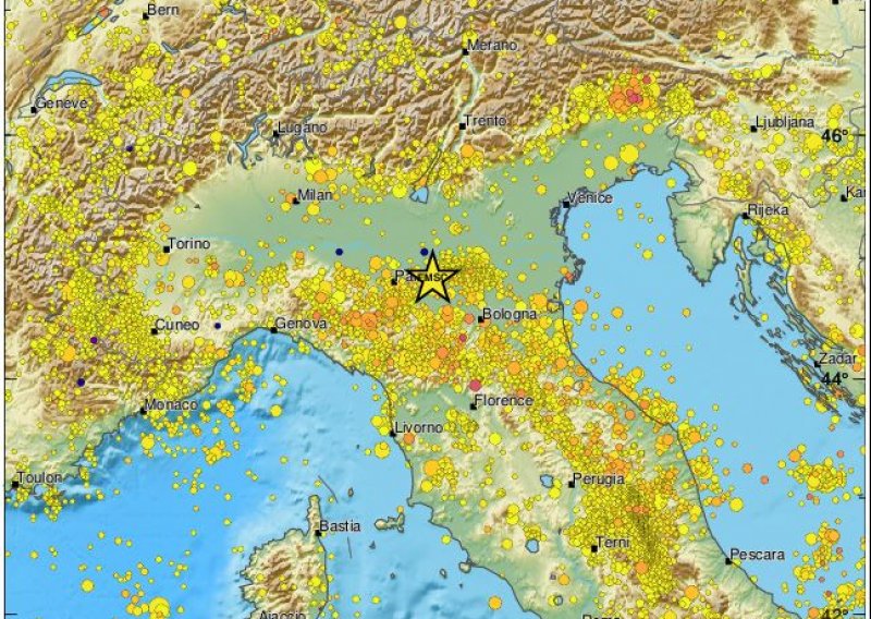 Potres magnitude 4.2 pogodio sjevernu Italiju
