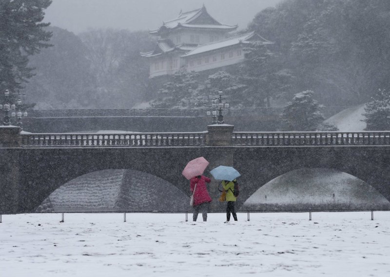 Rekordan snijeg u Tokiju, jedanaest mrtvih