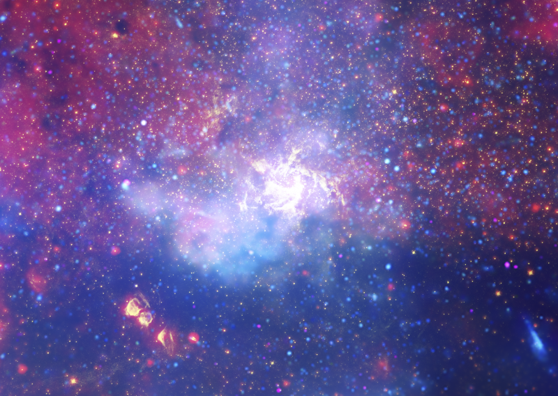 Tajnovita crna rupa: Ovaj pogled u samo središte naše galaksije snimljen je uz pomoć teleskopa Hubble