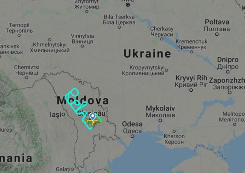 Pilot moldavskog putničkog aviona na neobičan način pozvao Ruse i Ukrajince na mir