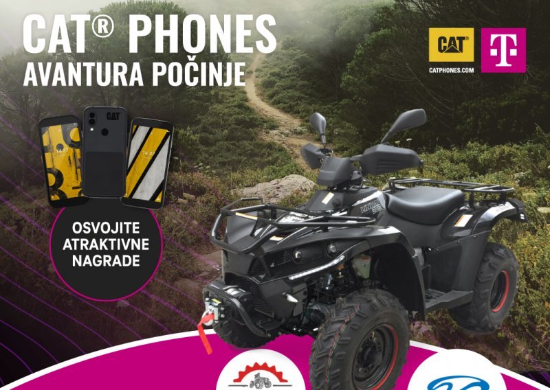 CAT® avantura počinje, nova nagradna igra sa CAT pametnim telefonima u suradnji sa Quad Istrom