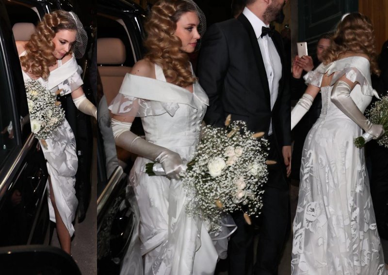 Pogledajte vjenčanicu Hane Huljić iz svih kutova: Udala se u vrlo romantičnoj kreaciji prepunoj detalja