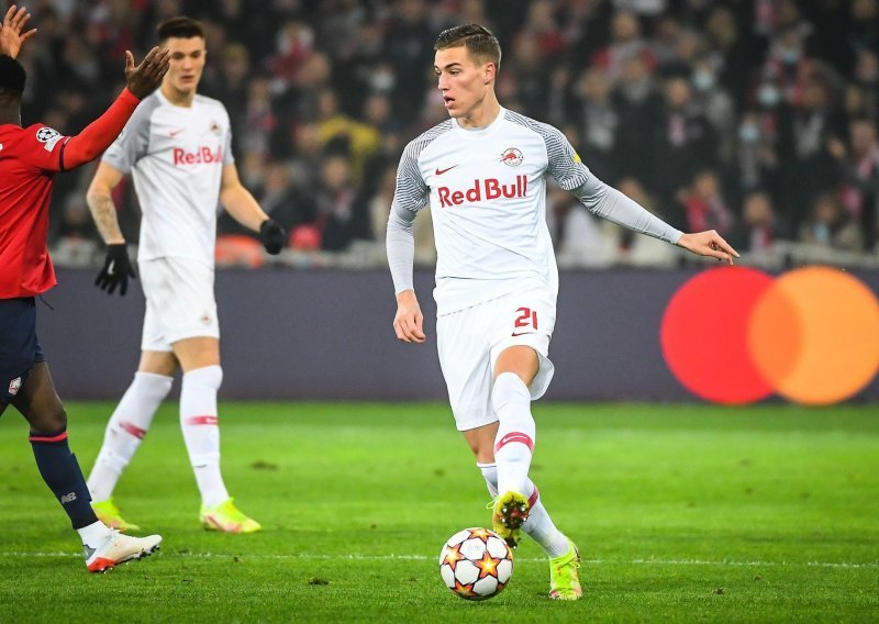 Luka Sučić golom u trećoj minuti sudačke nadoknade usmjerio derbi austrijskog prvenstva na mlin RB Salzburga