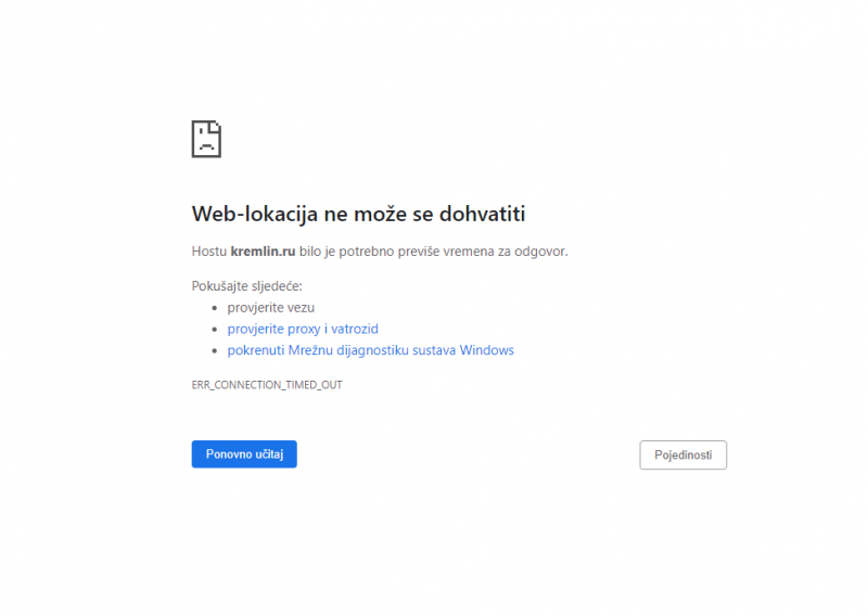 Hakeri u akciji: Pale internetske stranice Kremlja i Dume