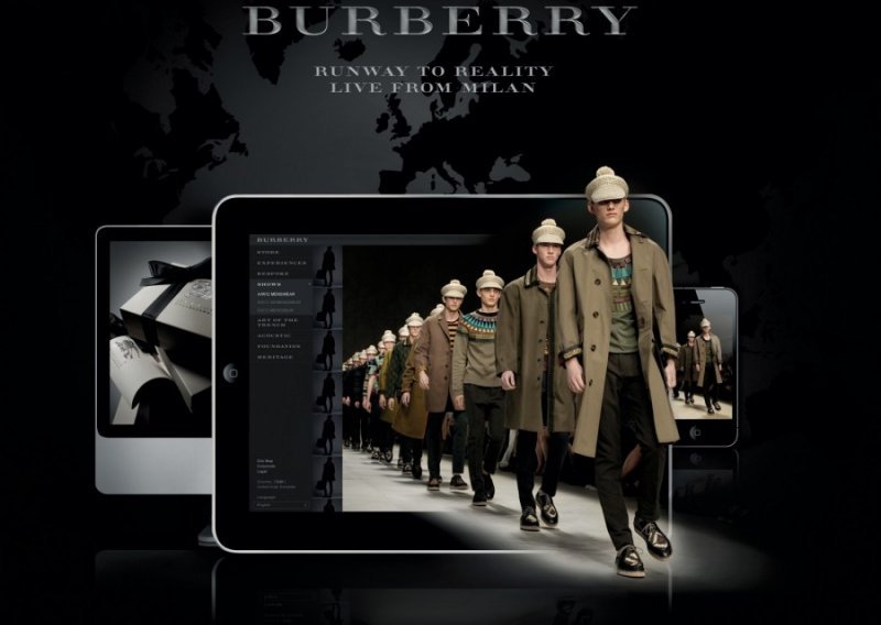 Pratite Burberryjevu modnu reviju preko tportala