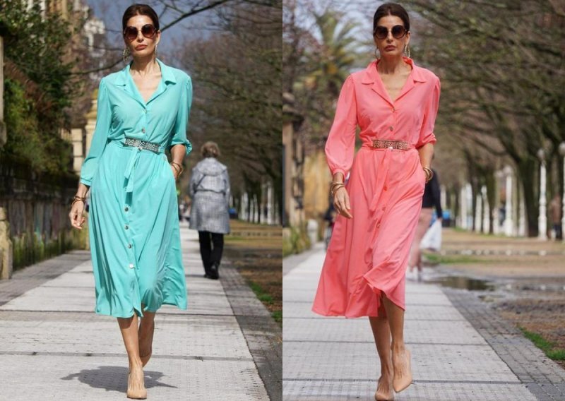 Mislite da haljine pastelnih tonova nisu prikladne za dame zrelije dobi? Samo pogledajte ova dva stajlinga