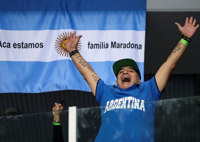Oduševljeni Maradona: Hrvati su veliki narod, Čilić je izuzetan