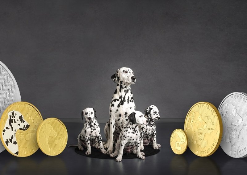 Hit na tržištu zlata i srebra: obojene kovanice Dalmatinski pas