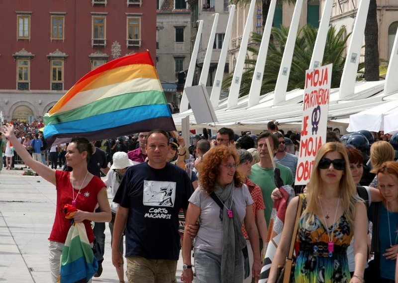 Splitska policija provodi izvide zbog poziva na netrpeljivost prema LGBT populaciji