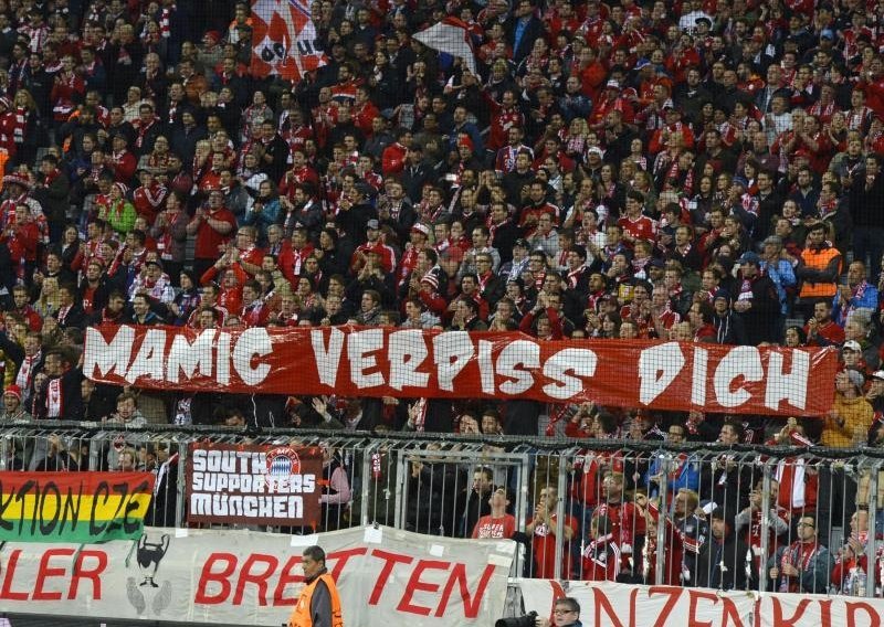 Bayernovi navijači poslali poruku Zdravku Mamiću!