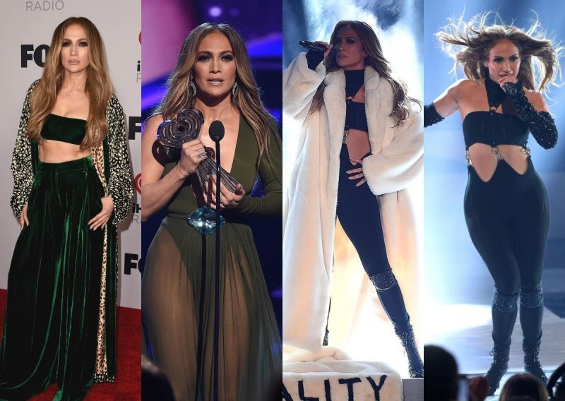 Izgleda senzacionalno: Pogledajte sve stajlinge Jennifer Lopez s dodjele prestižnih glazbenih nagrada