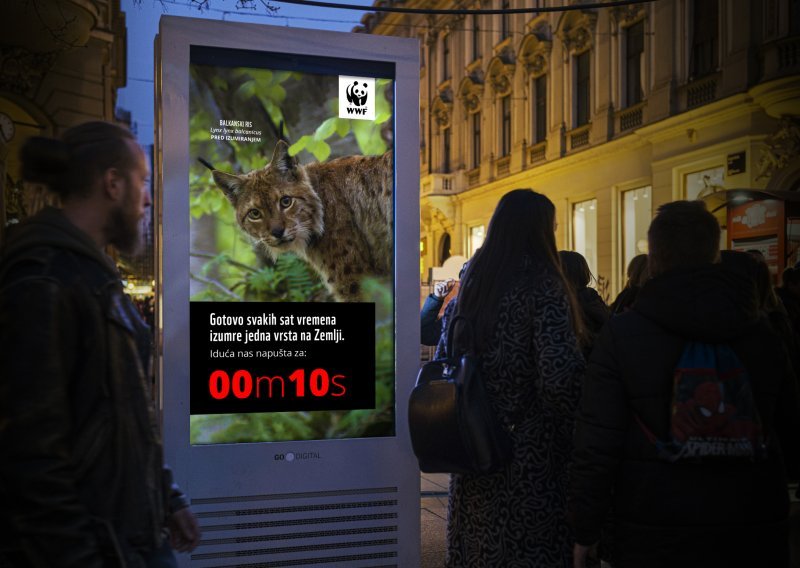 WWF Adria u povodu današnjeg Sata za planet Zemlju „navio“ sat koji upozorava na izumiranje vrsta