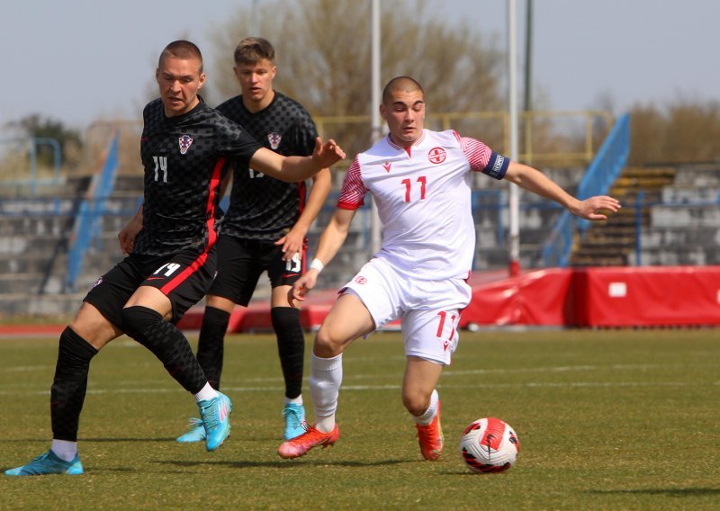 Hrvatska U-19 nogometna reprezentacija izbornika Josipa Šimunića poražena od Gruzije