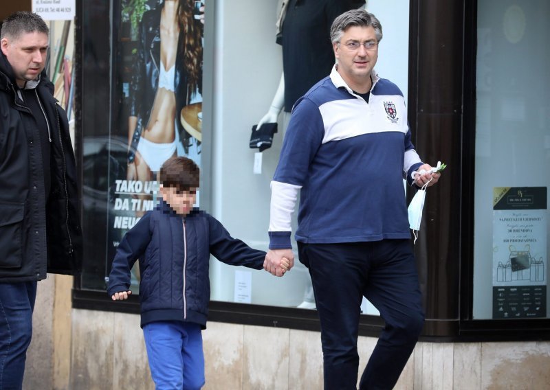 U sportskom izdanju: Premijer Andrej Plenković uživao u šetnji sa starijim sinom