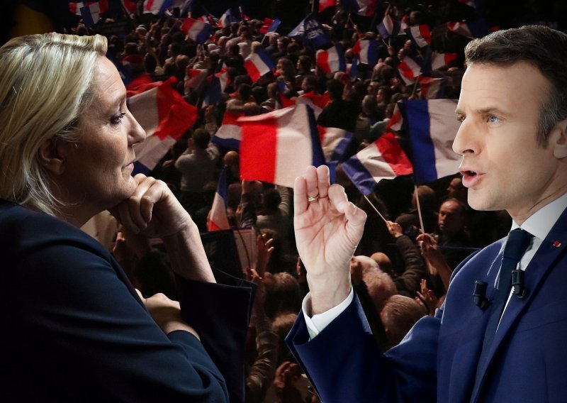 Što će biti u drugom krugu? Prve ankete daju blagu prednost Macronu, ali ključna je TV debata: 'Sada počinju novi izbori'
