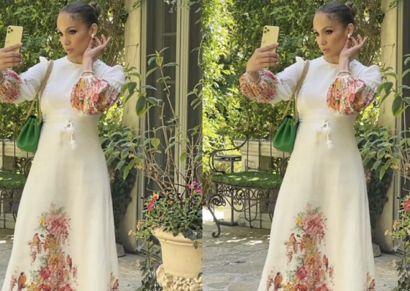 Pravi proljetni stajling: Jennifer Lopez zna kako nositi cvjetni uzorak i pritom izgledati jako elegantno