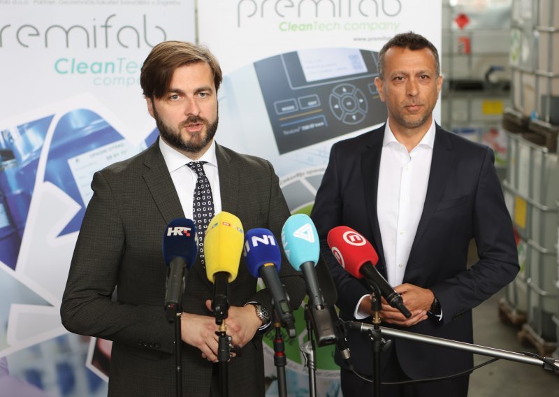 [VIDEO/FOTO] Ministar Ćorić posjetio tvrtku Premifab koja jedina u Hrvatskoj regenerira otpadna otapala