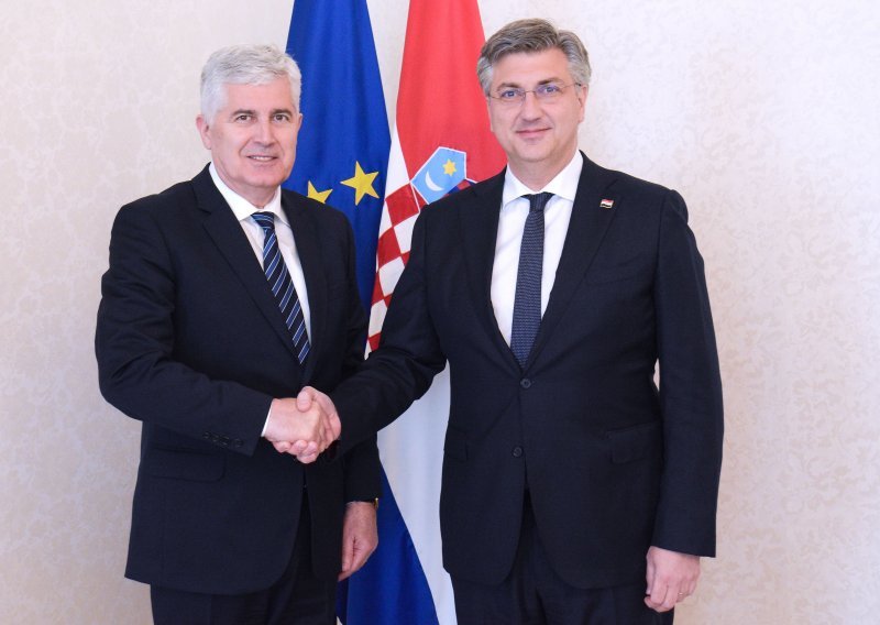 Susreli se Plenković i Čović: Reforma izbornog zakonodavstva jedan je od ključnih koraka za Bosnu i Hercegovinu