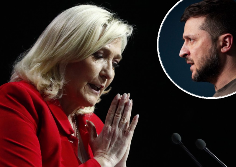 Zelenski pozvao Le Pen da prizna da se 'prevarila' u vezi Rusije