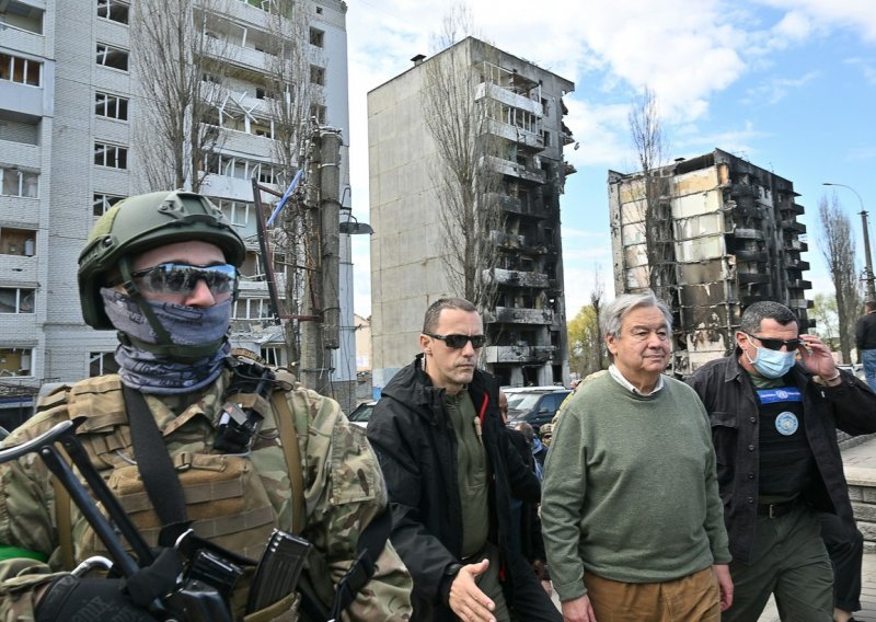 Guterres o posjeti Kijevu: Bio sam šokiran kada su rakete pogodile grad