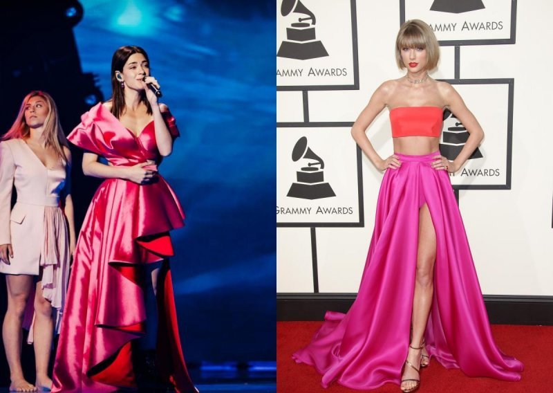 Nakon pjesme, Mia Dimšić sad ima i haljinu sličnu onoj kakvu je nosila Taylor Swift, a Elfsi tvrde da je to - čista slučajnost