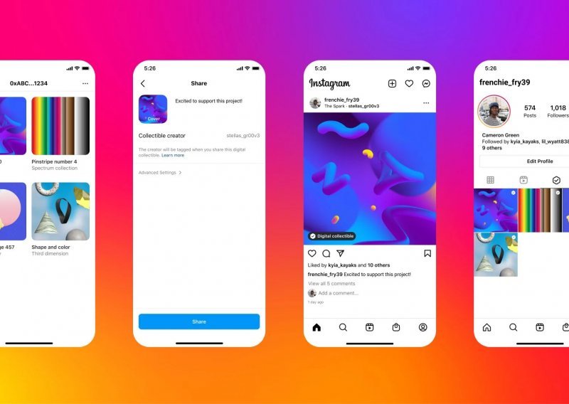Dok tržište stagnira, Instagram oprezno kreće s NFT-ovima