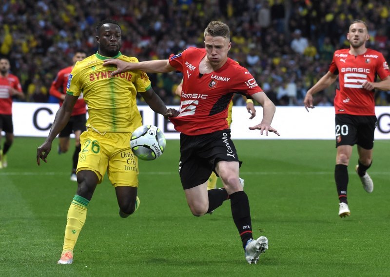 [FOTO] Rennes i Lovro Majer ispustili prednost kod Nantesa i napravili korak unatrag u borbi za Ligu prvaka