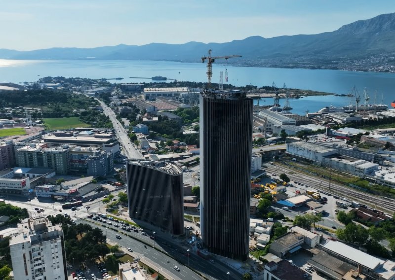 Dalmatia Tower postigao punu visinu od 135 metara, sad je i službeno najviši neboder u Hrvatskoj