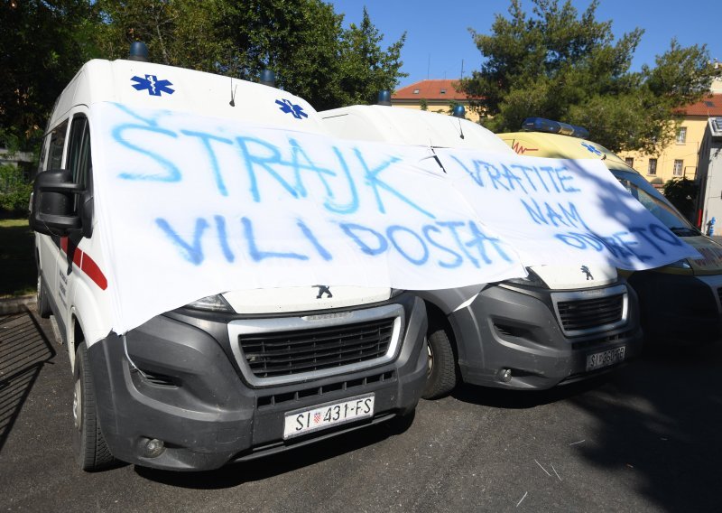 Udruga za prava pacijenata pozvala vozače saniteta: Zaustavite štrajk, vjerojatno ste predivjeli da ćete biti direktni krivci za štetu nastalu pacijentima