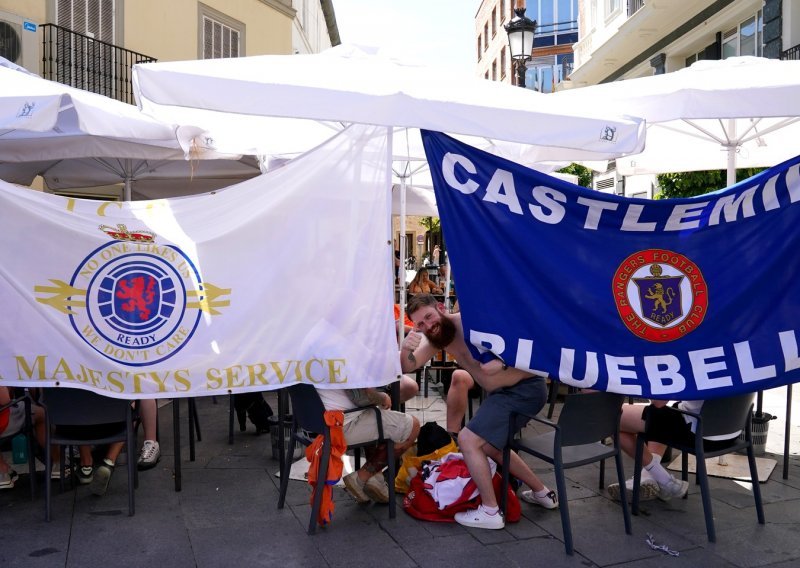 Policija je na nogama, u Sevilli se očekuje 150 tisuća navijača Rangersa i Eintrachta: Previše je ljudi, previše alkohola...